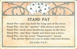 Stand Pat Postcard