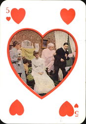 The Five of Hearts Postcard