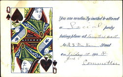 Queen of Spades Postcard