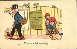 I've A Kick Coming Postcard