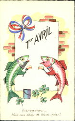 1er Avril Postcard