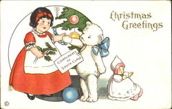 Christmas Greetings Postcard