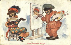 Look Pleasant Please Postcard