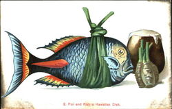 Poi And Fish A Hawaiian Dish Postcard