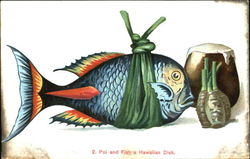 Poi And Fish A Hawaiian Dish Postcard Postcard