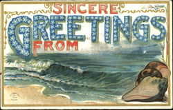 Sincere Greetings From Postcard