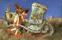 Gnome Work Postcard