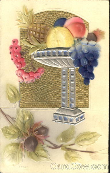 Fruit bowl with branch