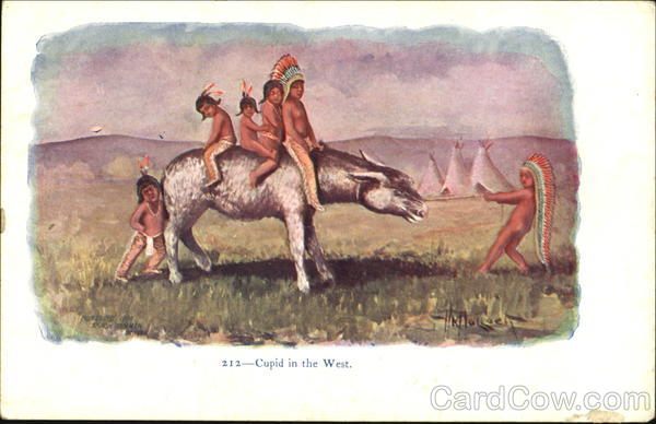 Cupid In The West H. M. Pollock Native Americana