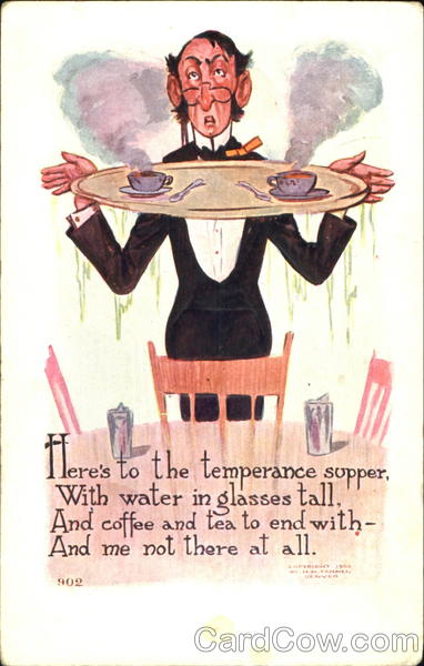 Butler with Soup Comic, Funny