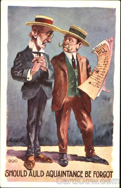 Should Auld Aquaintance Be Forgot Comic, Funny