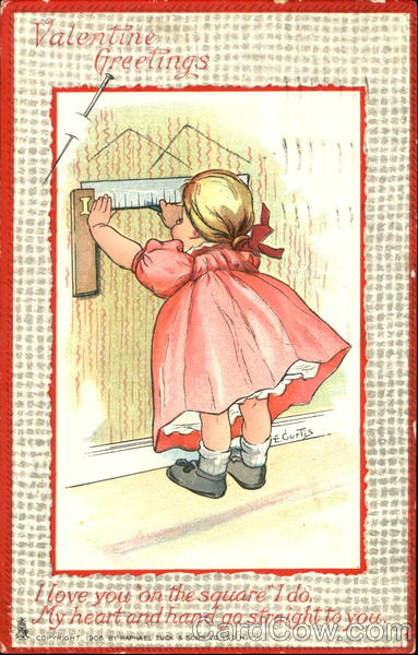 Valentine Greetings E. Curtis