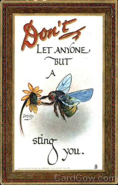 Don't Let Anyone But A Bee Sting You DWIG