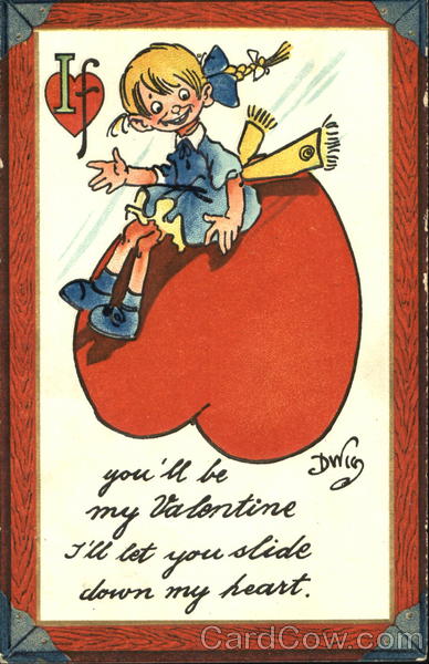 Young Girl Valentine DWIG