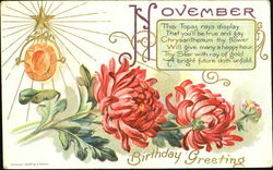 Birthday Greeting November Birthday Greeting November