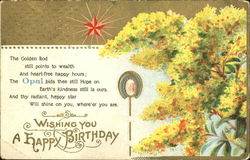 Wishing You A Happy Birthday Postcard
