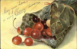 May You Have A Very Cherry Time Postcard