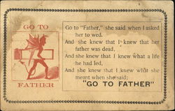 Go To Father Postcard
