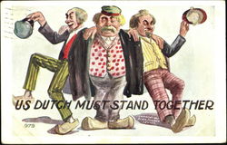 Us Dutch Must Stand Together Dutch Children Postcard Postcard