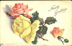 Hearty Greetings Postcard