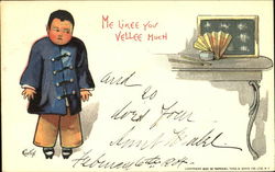 Me Likee You Vellee Much E. Curtis Postcard Postcard