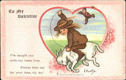 To My Valentine E. Curtis Postcard Postcard