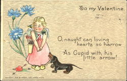 To My Valentine E. Curtis Postcard Postcard