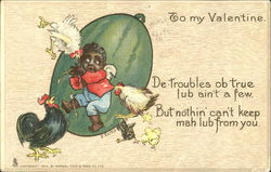 To My Valentine E. Curtis Postcard Postcard