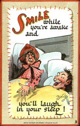 Smile While You're Awake DWIG Postcard Postcard