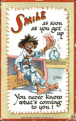 Smile As Soon As You Get Up Postcard
