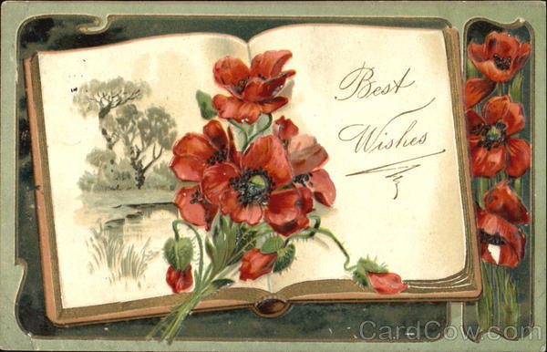 Flower Book Greetings