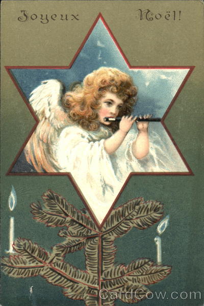 Angel playing a flute Angels