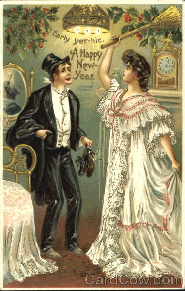 Sweeping up the New Year Drinking