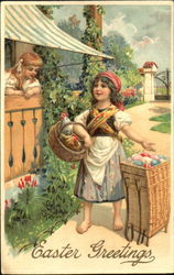 Easter Greetings Postcard