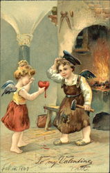 Here's My Heart Postcard