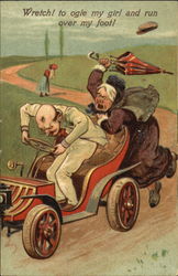 Man and the the wretch Postcard