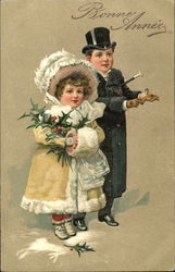 Two Aristocratic Children Postcard