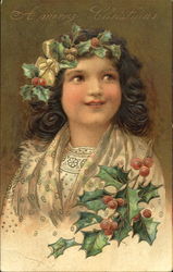 Smiling Holly Postcard