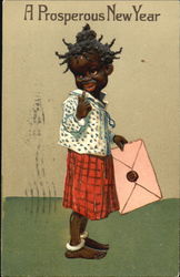 Little Black Girl Postcard
