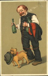 Town Drunk with Dog