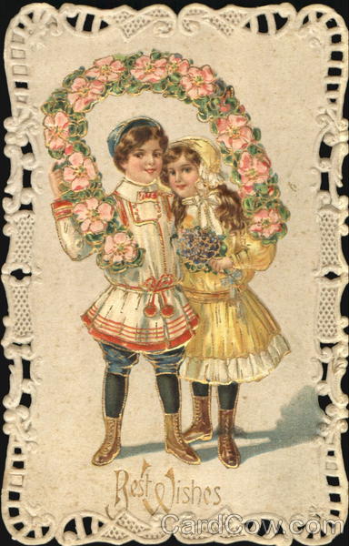 Best Wishes - die Cut Children