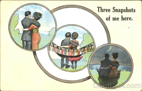 Three Snapshots Of Me Here Romance & Love