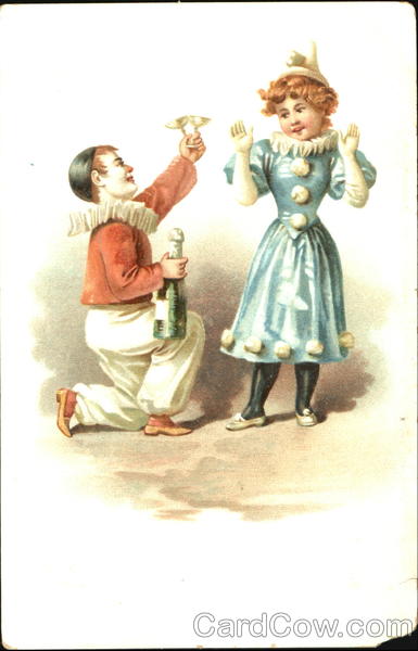 Two Children in Costumes