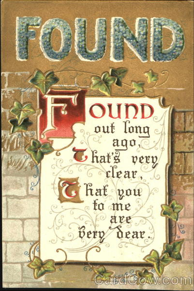 Found Greetings