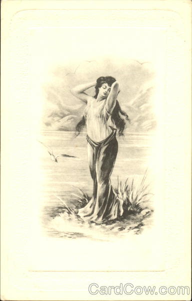 Woman with long hair Women