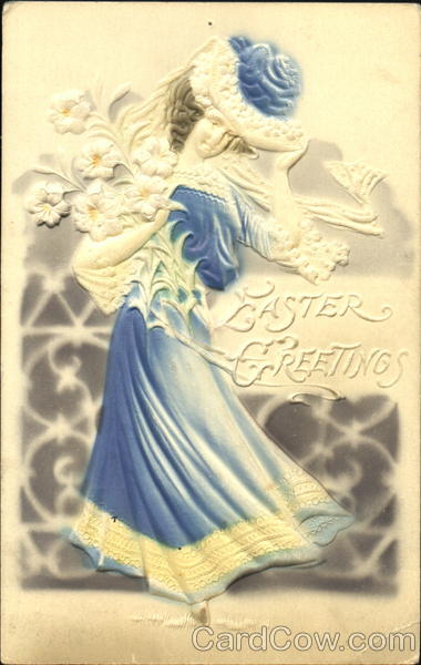 Embossed Easter Greetings Women