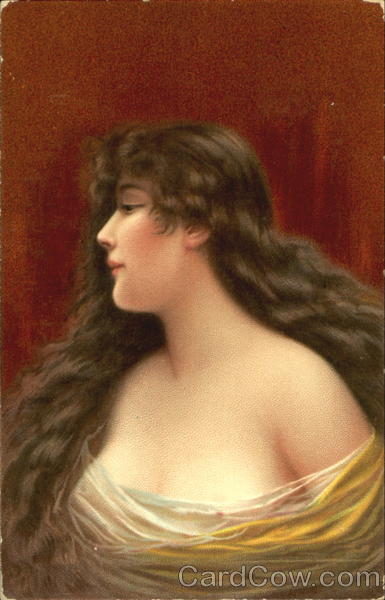 Woman With Long Brown Hair Women