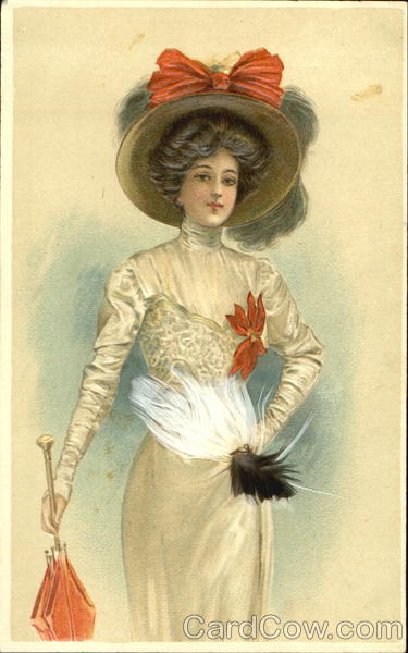 Woman in Elegant Dress Women