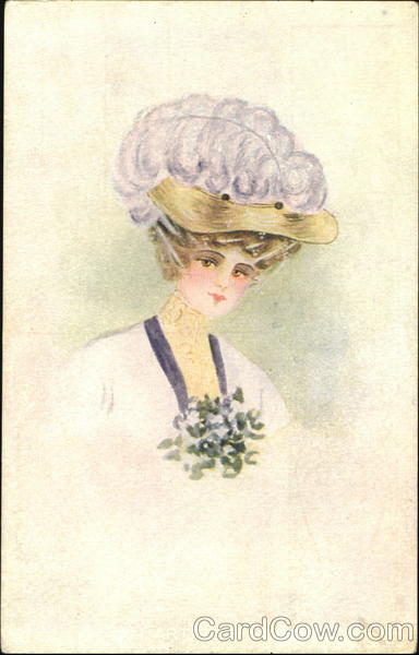 Victorian woman in a hat Women