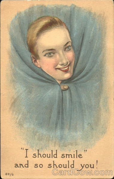 Woman wraped in shawl Women